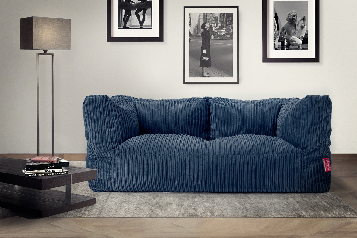 Pouf per divano componibile grigio chiné Astus