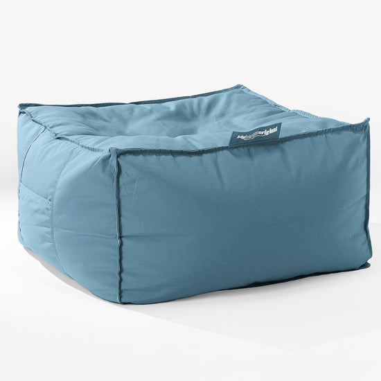 Cuscino Pouf Quadrato, Pouf Letto SoleiStorm™ Ultra 2000 h+ - Olefina Bebè Blu 01