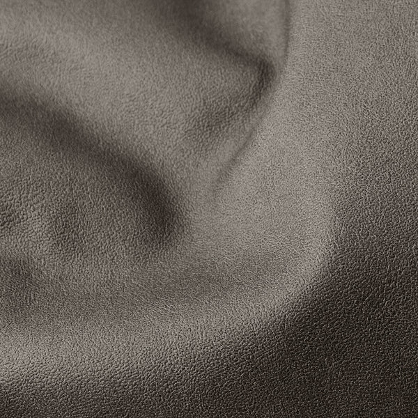 Poggiapiedi Grande - Pelle Vegana Grigio Fabric Close-up Image