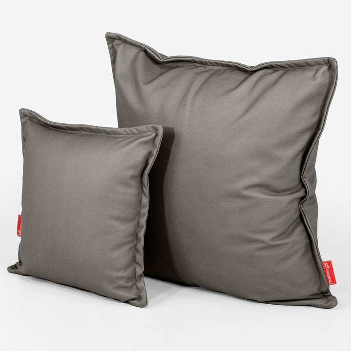 Fodera per Cuscino 47 x 47cm - Pelle Vegana Grigio 02