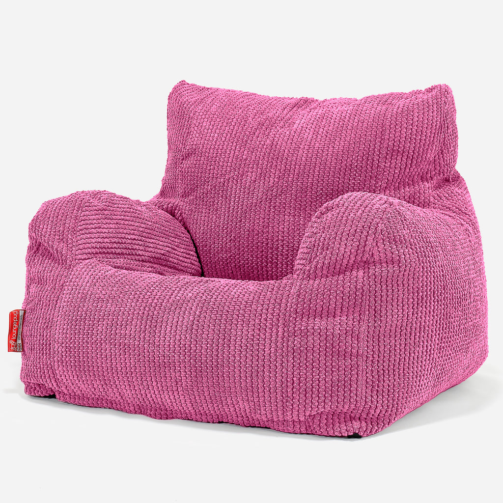 Lounge Pug Poltrona a Sacco Teens 6-14 anni Pompon Rosa– Big Bertha  Original IT