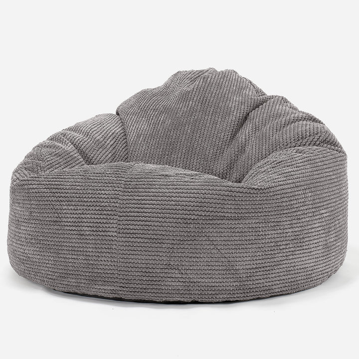 Poltrona Sacco 'Archi', Pouf - Pompon Carbone Grigio 01