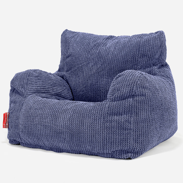 Poltrona Sacco,  Pouf - Pompon Viola 01