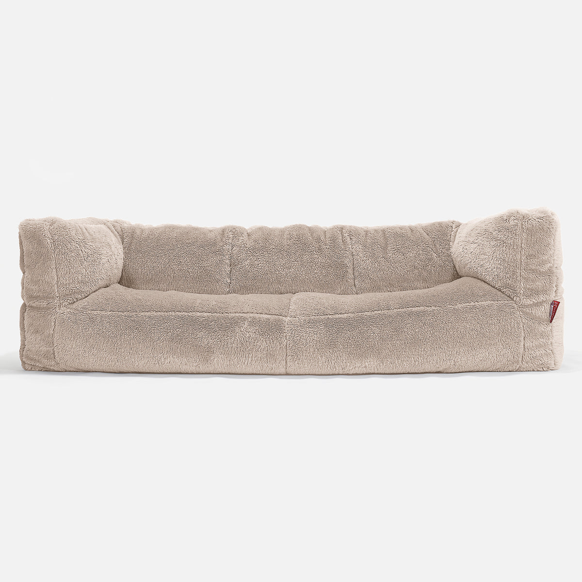 Lounge Pug - Pouf Divano Gigante 3 posti - Eco-pelliccia Orsacchiotto  Visone - ALBERT - Divano a Sacco– Big Bertha Original IT