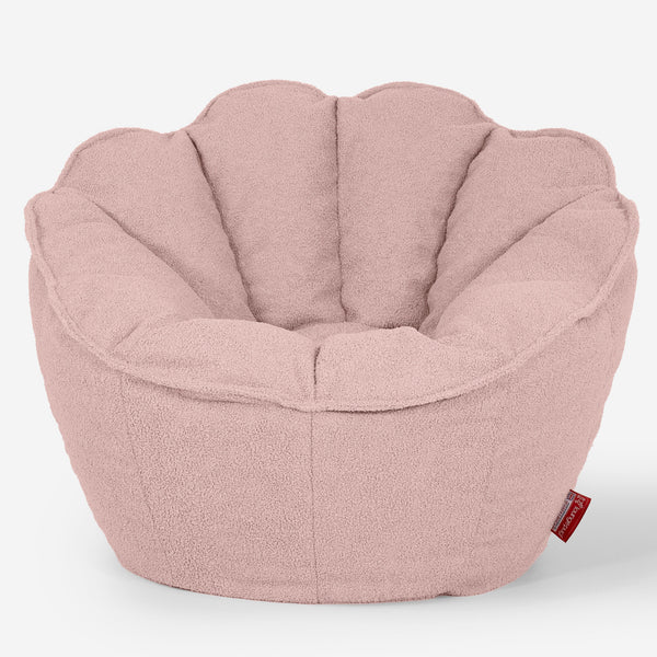 Sedia Pouf Sacco Natalia Sacco - Bouclé Rosa_01