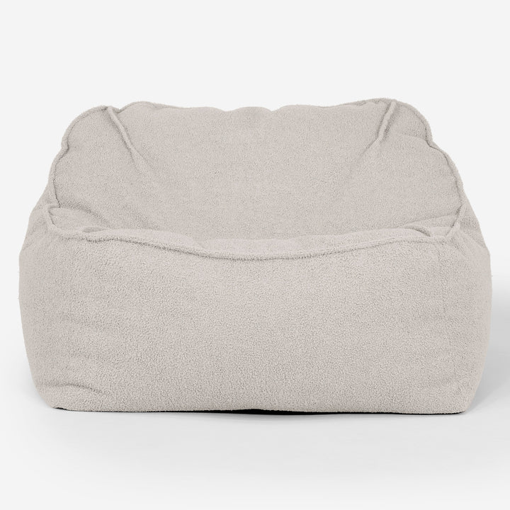 Sedia Pouf Sacco Sloucher - Bouclé Avorio_01