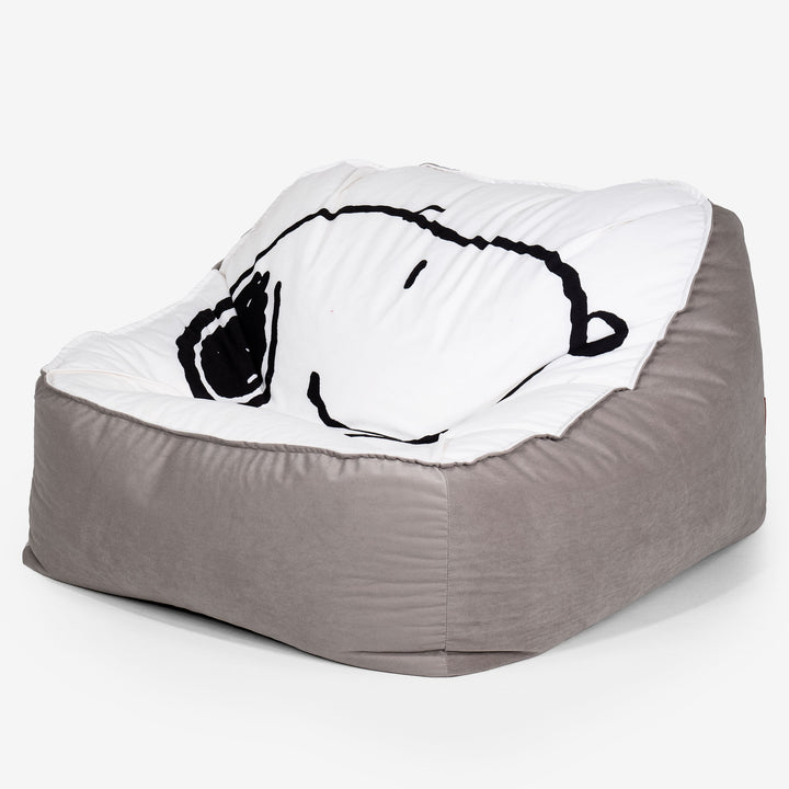 Snoopy Sedia Pouf Sacco Sloucher - Viso 02